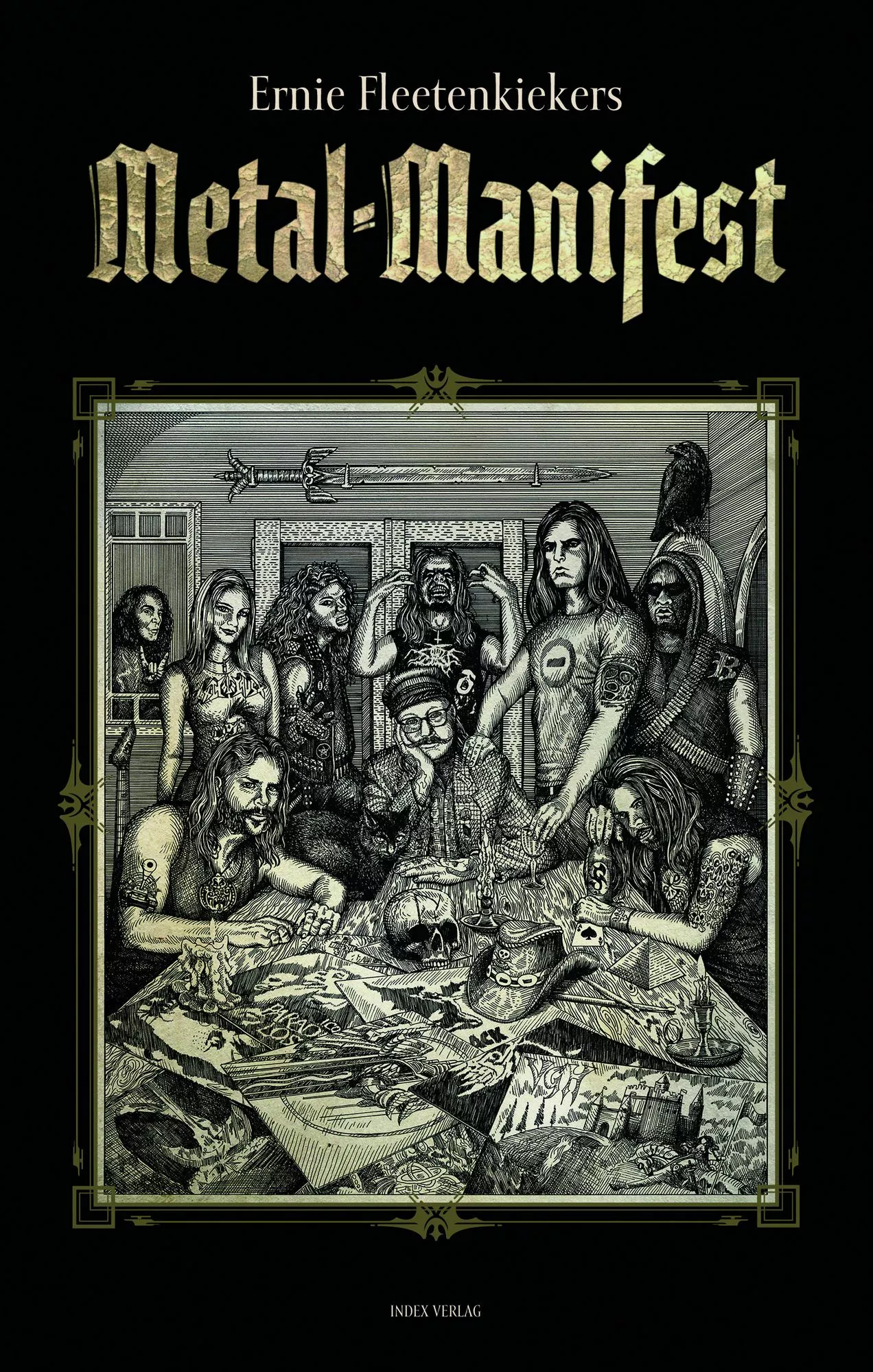 ERNIE FLEETENKIEKER - Metal-Manifest [HARDCOVER BOOK]